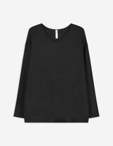 Pullover - V-Ausschnitt - schwarz