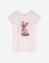 T-Shirt - Print - rosa