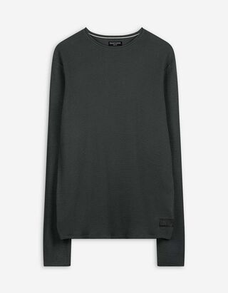 Pulovr - Úplet - tmave zelena