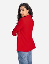 Blazer - 3/4-mouwen - rood