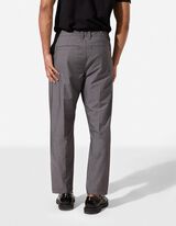 Chinohose - Viskose-Anteil - Grau