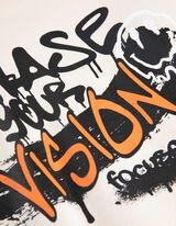 Hosszú ujjú felső - Elülső nyomtatás - feher