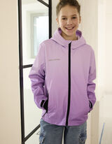 Bunda - Softšel - fialovy
