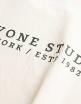 T-Shirt - einfarbig - Off-White