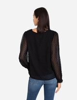 Palaidinė - Šifonas - juodas