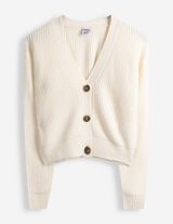 Cardigan - einfarbig - Off-White