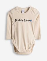 Body z długim rękawem - bawełna - bialy