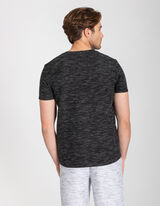 T-shirt - Oversized Fit - czarny