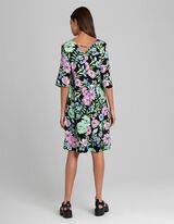 sukienka midi - LENZING™ ECOVERO™ - czarny