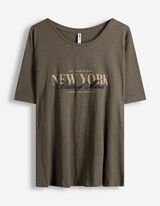 T-Shirt - Baumwolle - dunkelgr&uuml;n