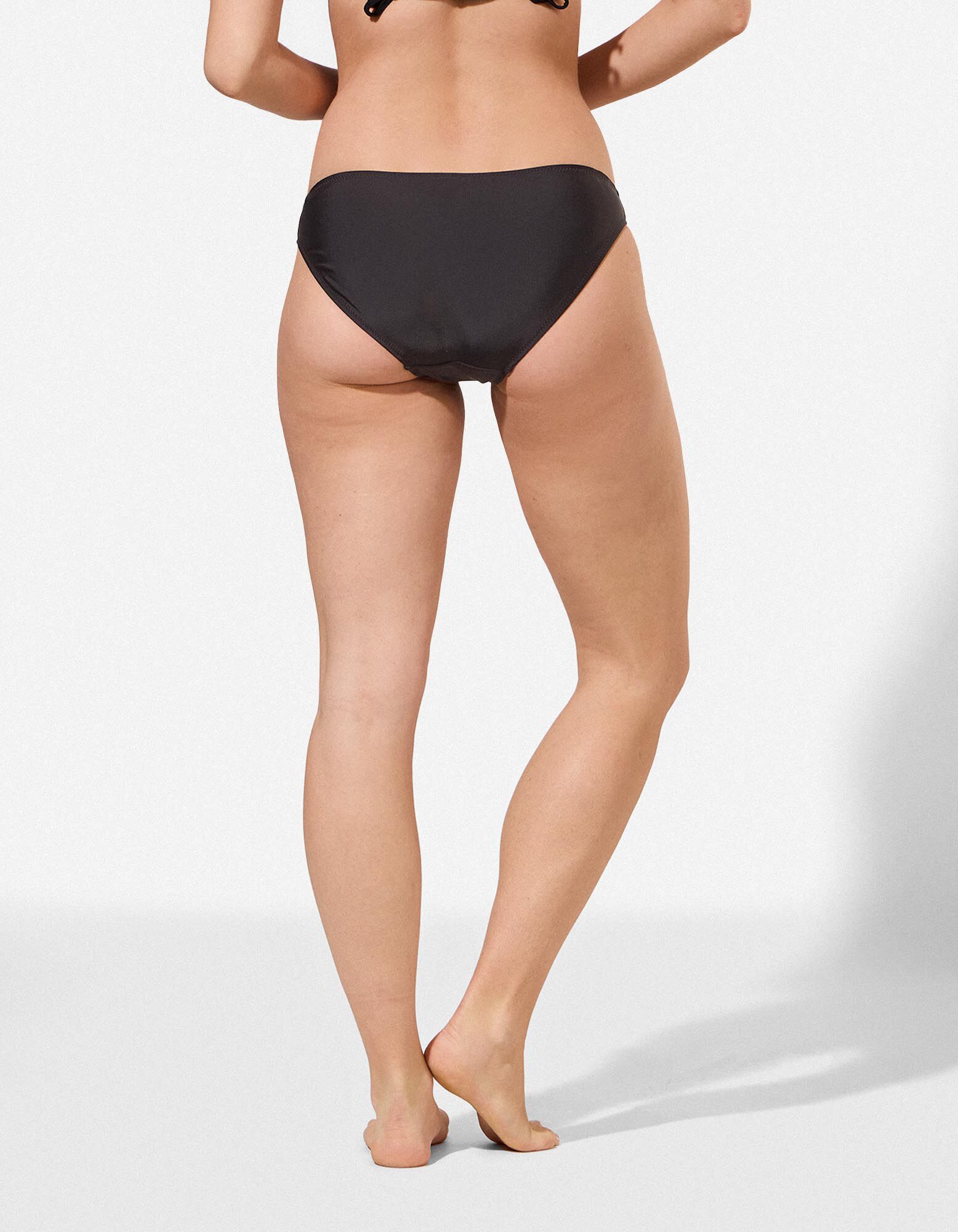 Slip de bikini - Unicolore - noir