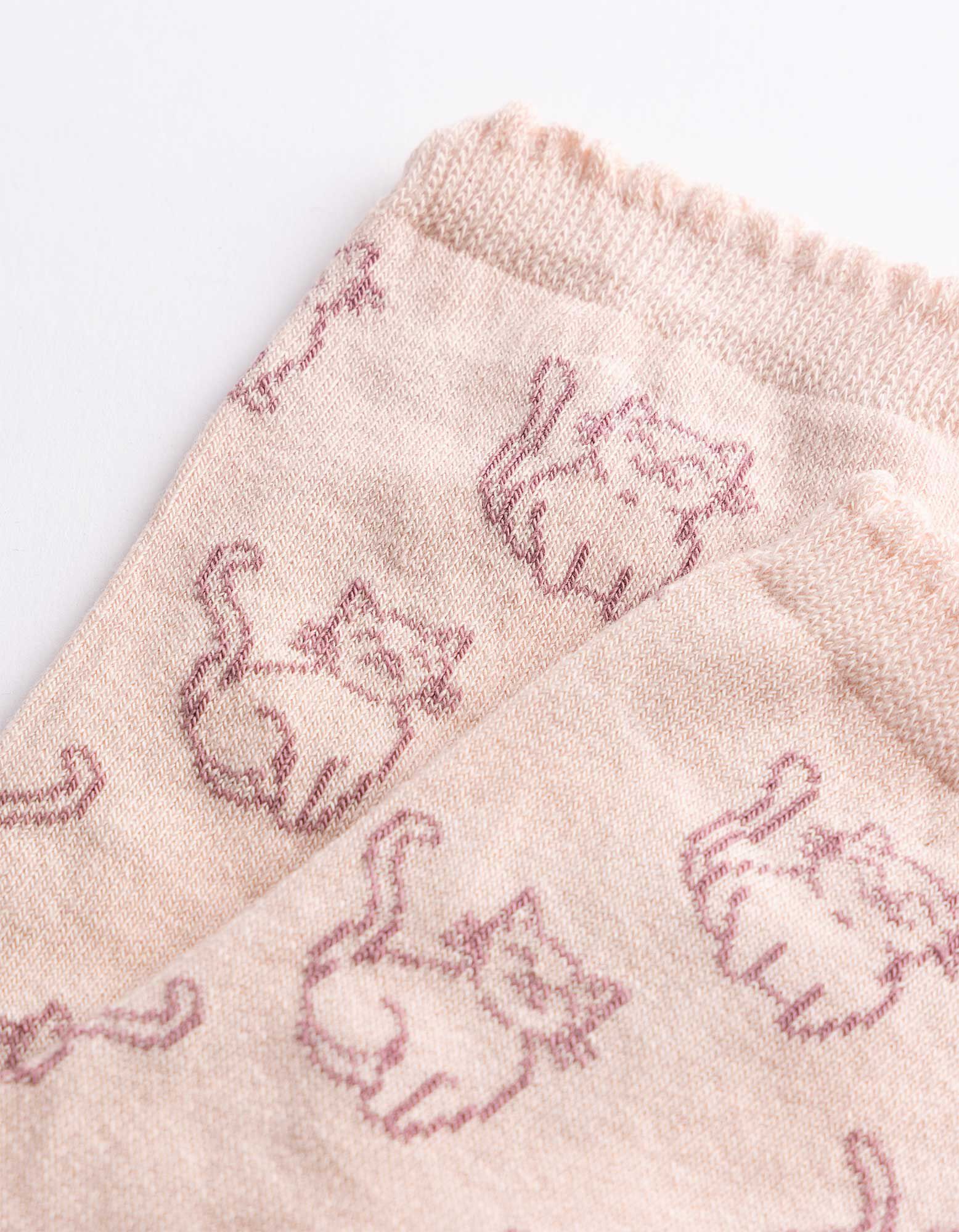 Socken - Allover-Muster - Pink