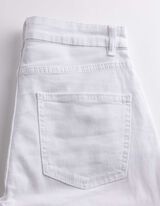 Shorts - Twill - Wei&szlig;