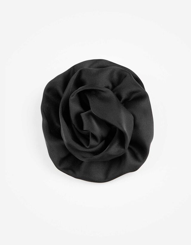 Haarsieraden - Bloemenmotief - zwart