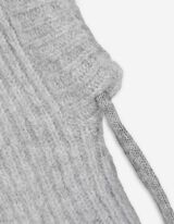 Balaklava - Šněrování - svetle šedá