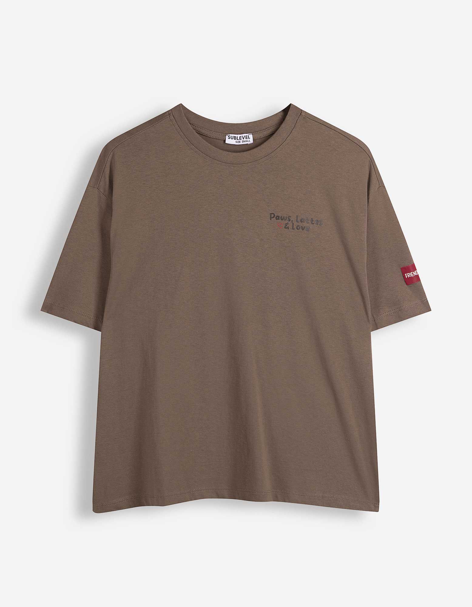 T-Shirt - Tiermotiv - Braun