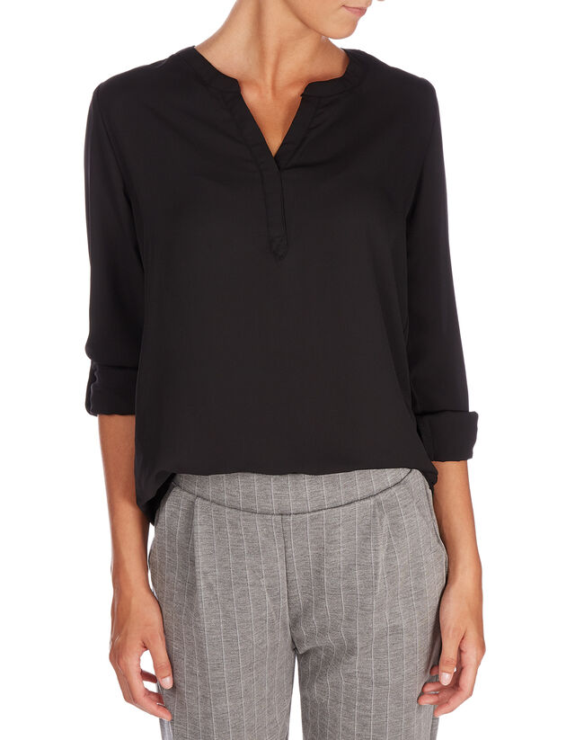 Damen Bluse mit regulierbaren &Auml;rmeln