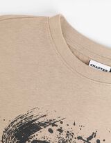 Tricou - Imprimeu - Bej