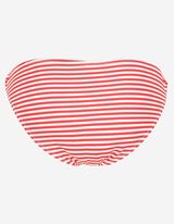 Slip bikini - Righe - rosso