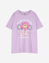 T-shirt - SmileyWorld® - Lilas