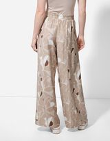 Bő nadr&aacute;g - Elsz&oacute;rt nyomott minta - b&eacute;zs