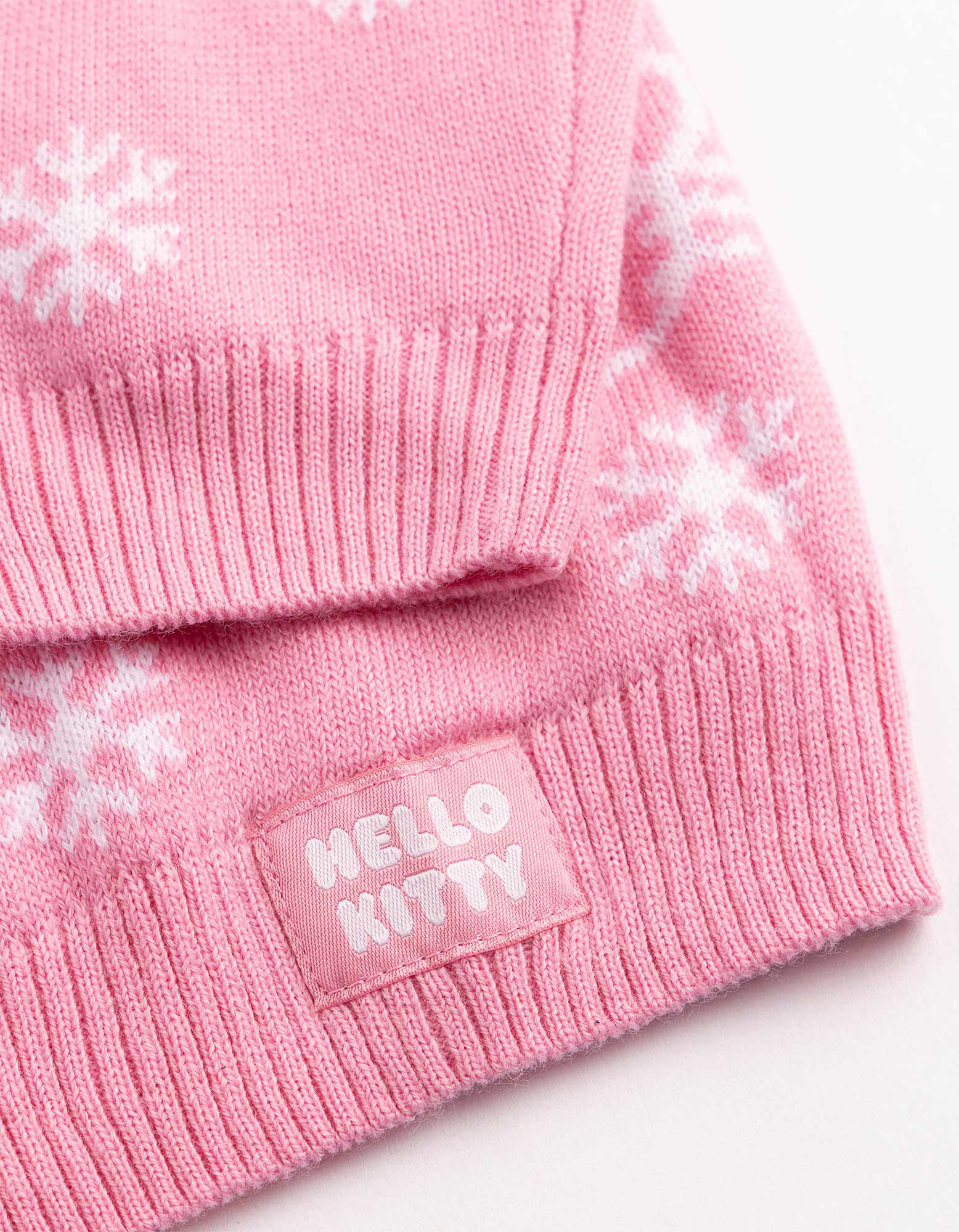 Pullover en tricot - Hello Kitty - rose