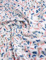 T-Shirt - Allover-Muster - weiß