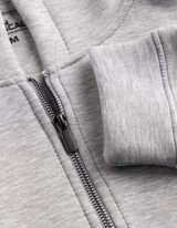 Sweatjacke - Oversized Fit - Hellgrau