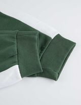 spodnie joggingowe - troczek na dole - zielony