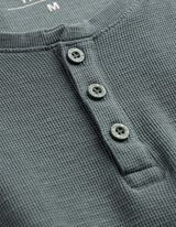 T-Shirt - Knopfleiste - t&uuml;rkis