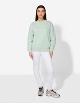 Sweatshirt - R&uuml;ckenprint - gr&uuml;n