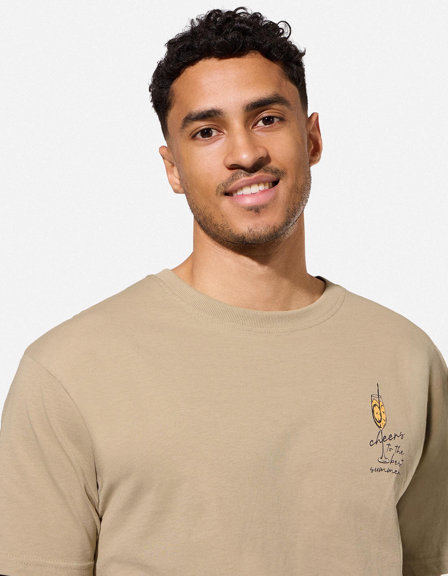 T-shirt - Dos imprim&eacute; - vert clair 