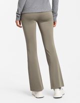 Pantaloni a zampa d'elefante - Coste sottili - verde scuro