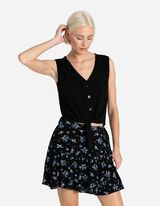 Bluză - LENZING™ ECOVERO™ - Negru