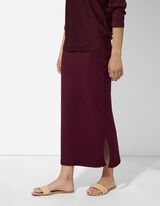 Gonna - Misto viscosa - lilla scuro