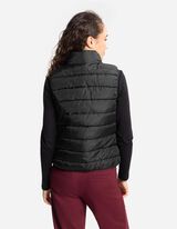 Prešívaná vesta - Stojačik - cierna