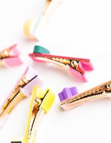 Ozdoba do vlasov - 6 ks v balení - ruzova