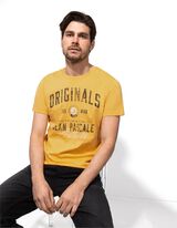 T-Shirt - Frontprint - gelb