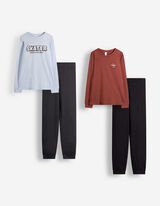 Pyjamaset van shirt en broek - Set van 2