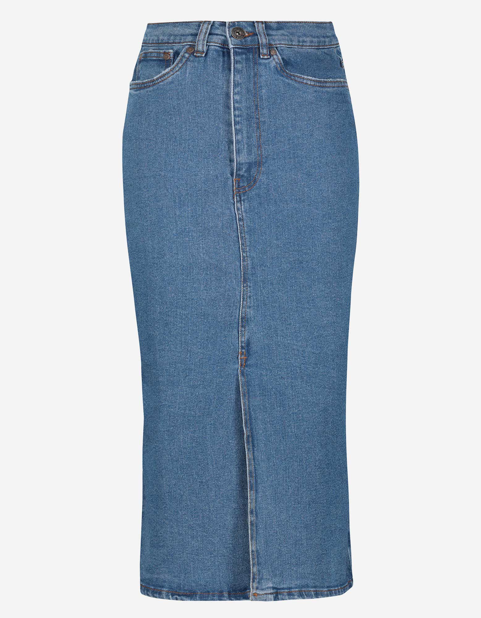 Dames Jeansrok - Zijsplit - Takko Fashion
