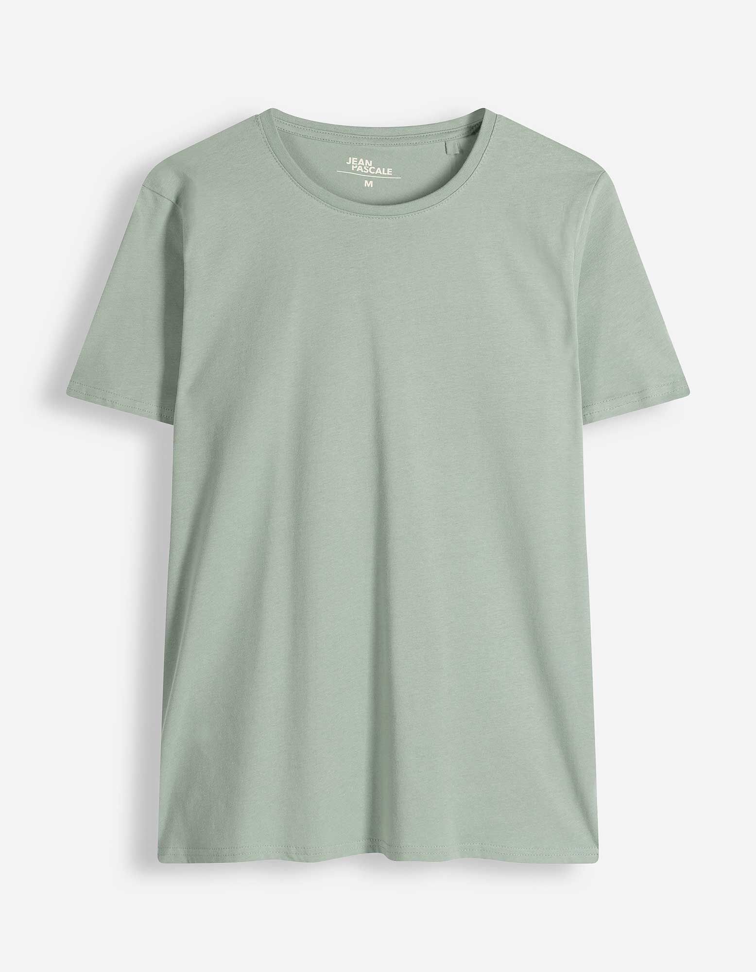 T-shirt - Effen - Petrolblauw