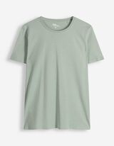 T-shirt - Effen - Petrolblauw
