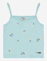 Mädchen Cropped Top - Stickereien