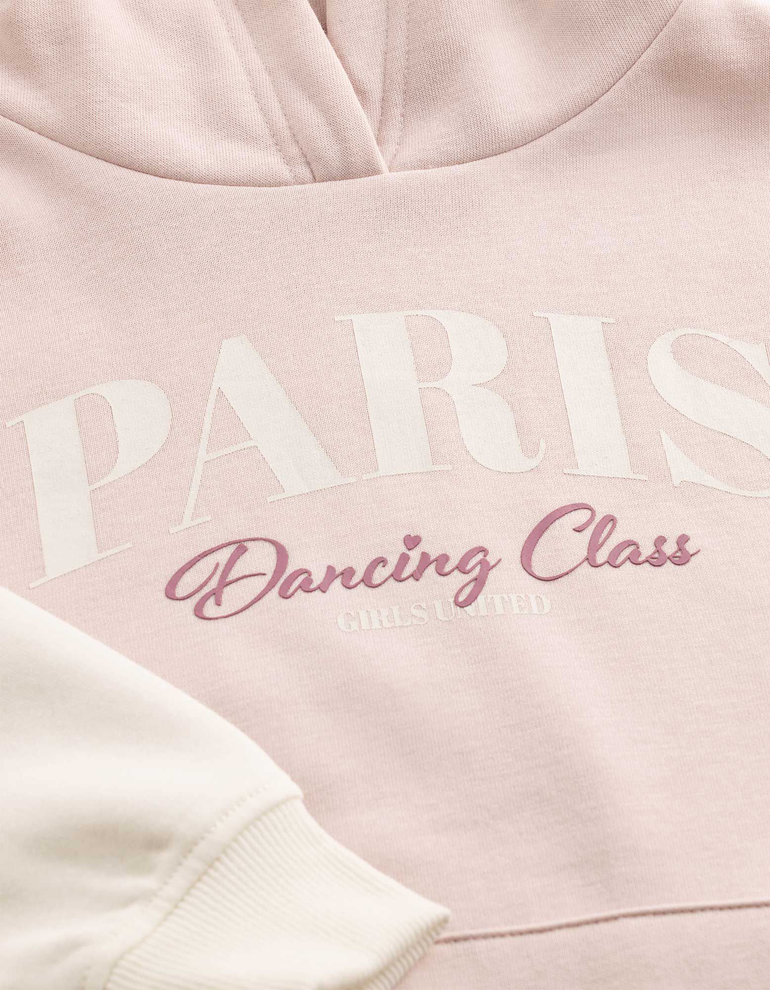 Sweatshirt - Blockmuster - Rosa