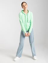 &Scaron;portna jopa - Kapuca z zatezno vrvico - svetlo zelena