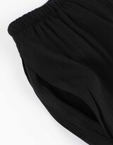 Shorts - Viskose - schwarz