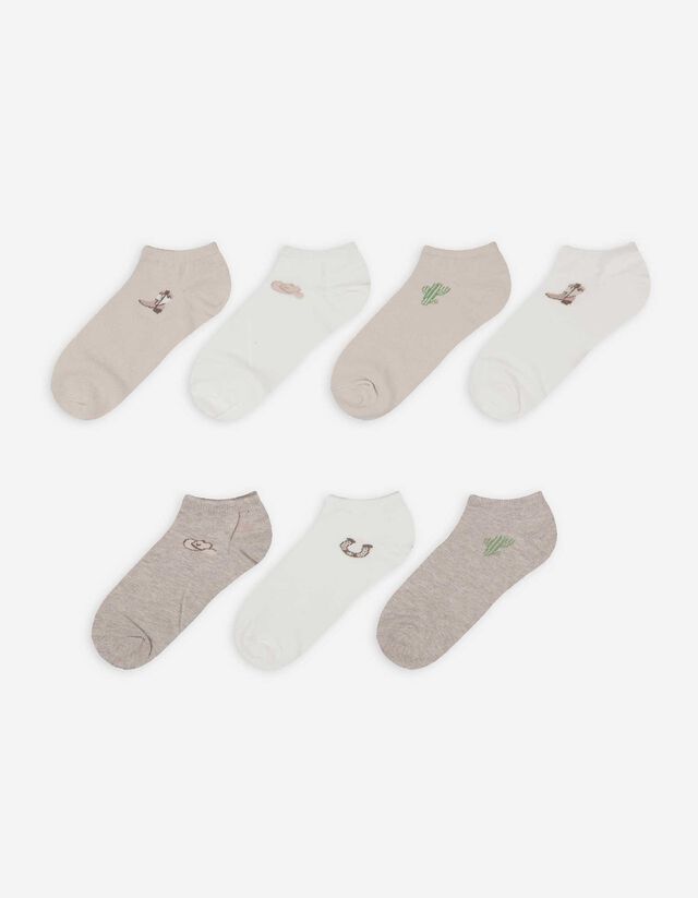 Sneakersocken - 7er-Pack