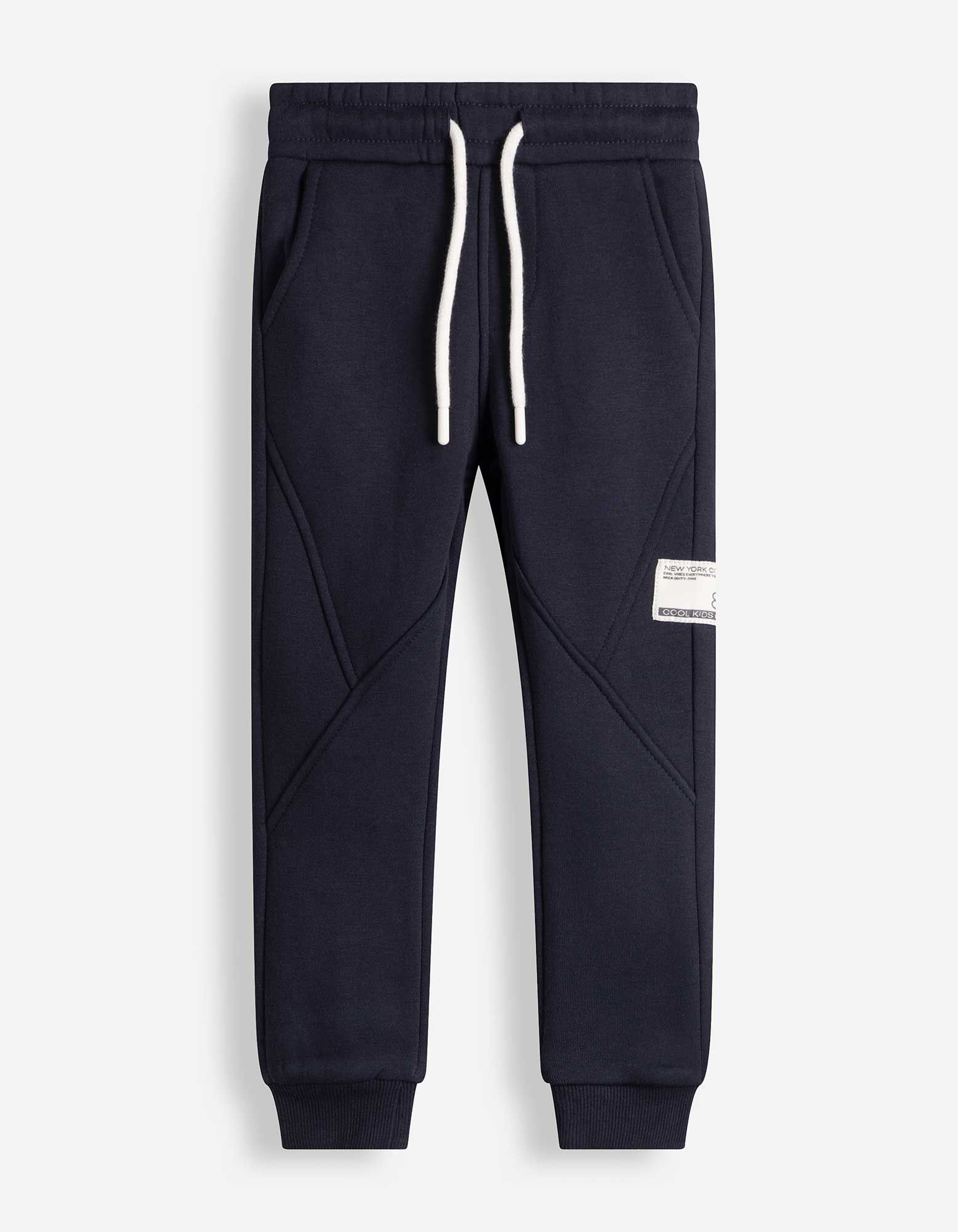Jogginghose - Labelpatch - Dunkelblau