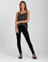 Jegging - &Ouml;vb&uacute;jtat&oacute;s - fekete