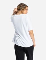 Tričko s dlh&yacute;mi ruk&aacute;vmi - Mockneck - cierna